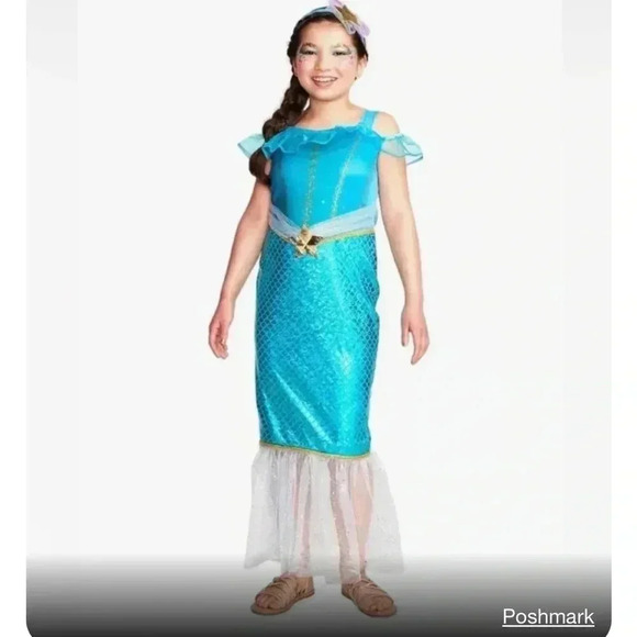 Hyde and Eek toddler girl mermaid Halloween Costume - Picture 1 of 8